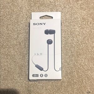Sony WI-C100 wireless headphones